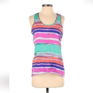 Olive & Oak Pink and Purple Sleeveless Graphic Tank Top